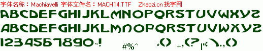 查看字体及作者详细介绍