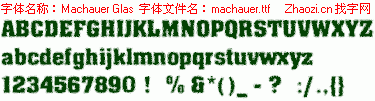 查看字体及作者详细介绍