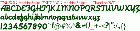查看字体及作者详细介绍
