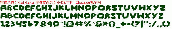查看字体及作者详细介绍