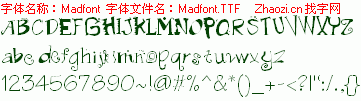查看字体及作者详细介绍
