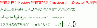 查看字体及作者详细介绍