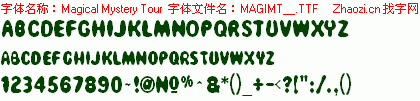 查看字体及作者详细介绍