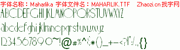 查看字体及作者详细介绍