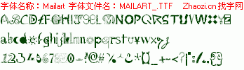 查看字体及作者详细介绍