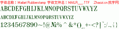 查看字体及作者详细介绍