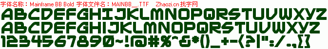 查看字体及作者详细介绍
