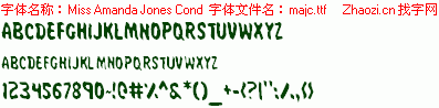 查看字体及作者详细介绍