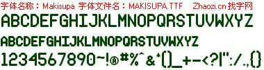 查看字体及作者详细介绍