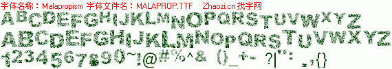 查看字体及作者详细介绍