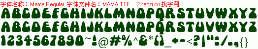 查看字体及作者详细介绍