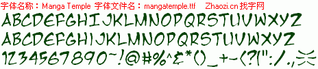 查看字体及作者详细介绍