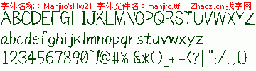 查看字体及作者详细介绍