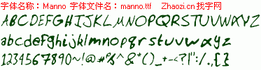 查看字体及作者详细介绍