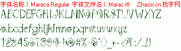 查看字体及作者详细介绍