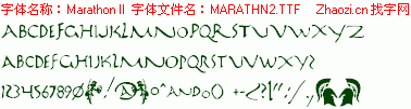 查看字体及作者详细介绍