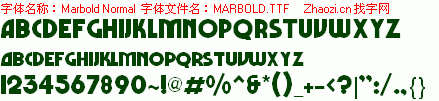 查看字体及作者详细介绍
