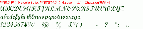 查看字体及作者详细介绍