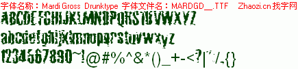 查看字体及作者详细介绍