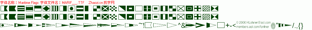 查看字体及作者详细介绍