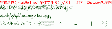 查看字体及作者详细介绍