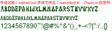 查看字体及作者详细介绍