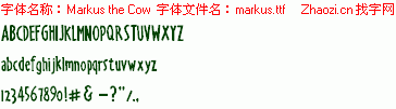 查看字体及作者详细介绍