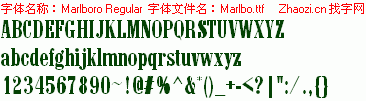 查看字体及作者详细介绍
