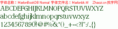 查看字体及作者详细介绍