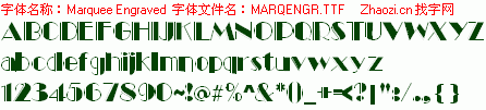 查看字体及作者详细介绍