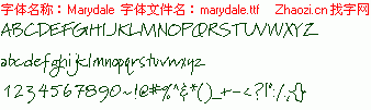 查看字体及作者详细介绍