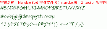 查看字体及作者详细介绍