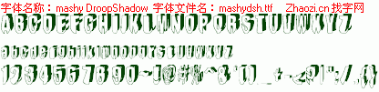 查看字体及作者详细介绍