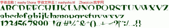 查看字体及作者详细介绍