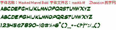 查看字体及作者详细介绍