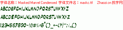 查看字体及作者详细介绍