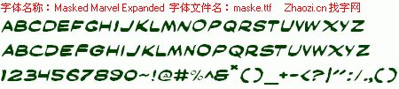 查看字体及作者详细介绍