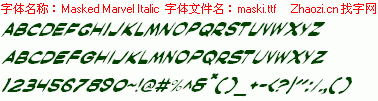 查看字体及作者详细介绍