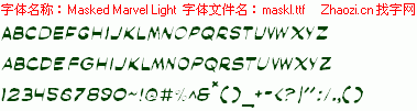 查看字体及作者详细介绍