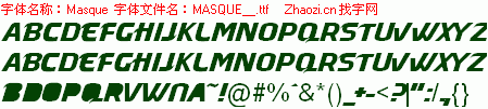 查看字体及作者详细介绍