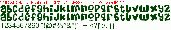 查看字体及作者详细介绍