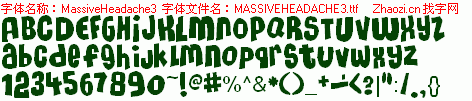 查看字体及作者详细介绍