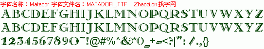 查看字体及作者详细介绍