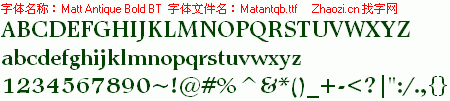 查看字体及作者详细介绍