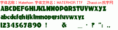 查看字体及作者详细介绍