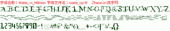 查看字体及作者详细介绍