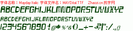 查看字体及作者详细介绍