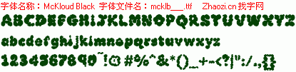 查看字体及作者详细介绍