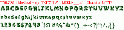 查看字体及作者详细介绍