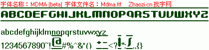 查看字体及作者详细介绍